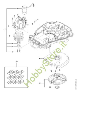 Picture of D - Regolazione altezza apparato di taglio iMOW 6.0 EVO